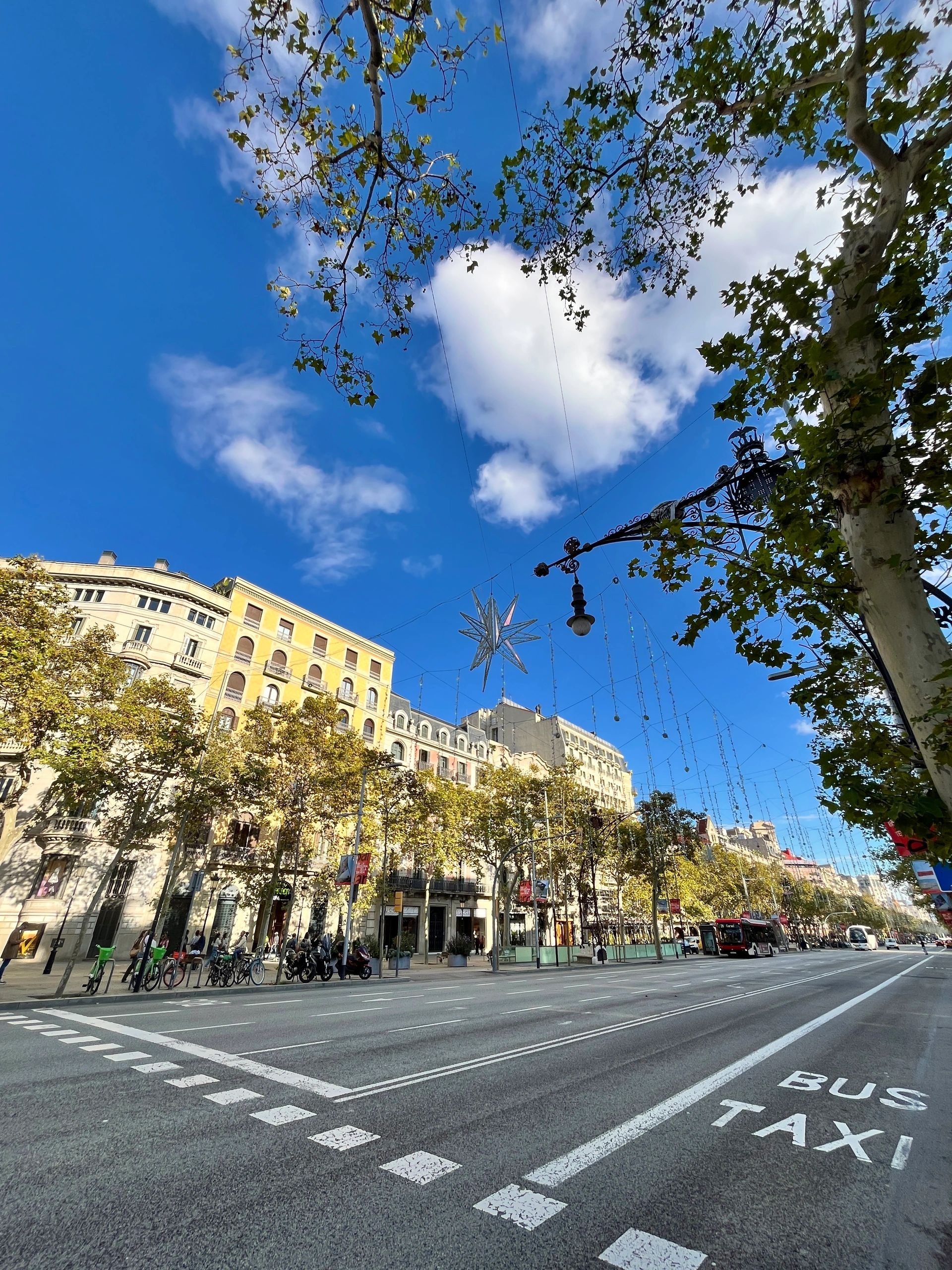 Calle emblemática de Barcelona